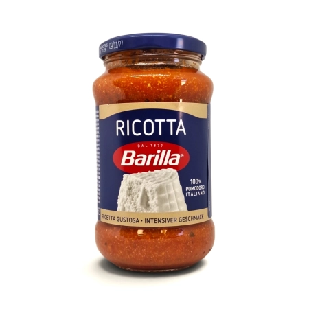 Barilla Ricotta Sos pomidorowy z serem ricotta 400 g - kremowy smak Włoch prosto z Parmy